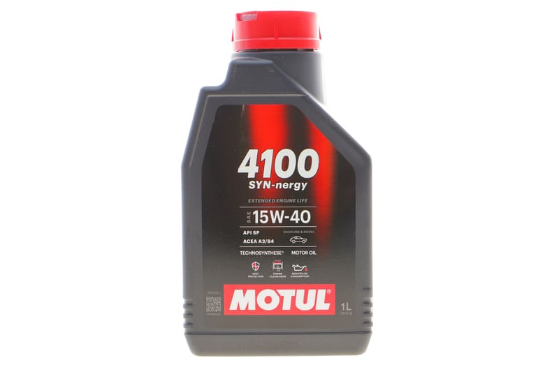 Олива 15W40 4100 Syn-nergy (1L) (API SP) (ACEA A3/B4) (113149) MOTUL