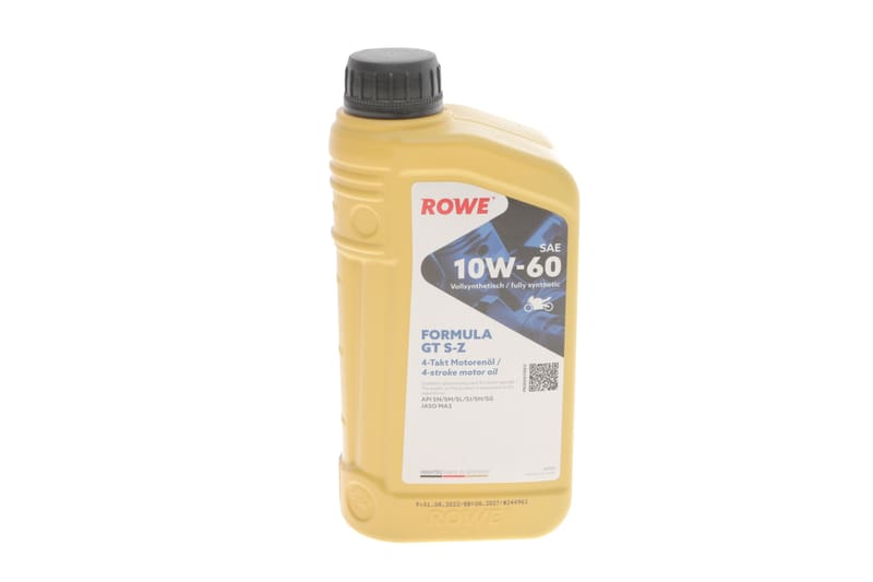 Олива 10W60 HIGHTEC FORMULA GT S-Z 4T (1L) (JASO MA2/API SN/SM/SL/SJ/SH/SG) ROWE