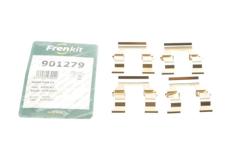 Планка супорта (заднього) прижимна (к-кт) Mitsubishi Galant 98-04 (Akebono) FRENKIT