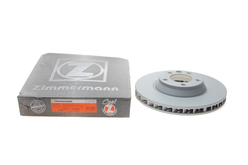 Диск тормозной (передний) Audi Q7 06-15/Porsche Cayenne 02-/VW Touareg 02-10 (350x34) (L)(вентилир.) ZIMMERMANN