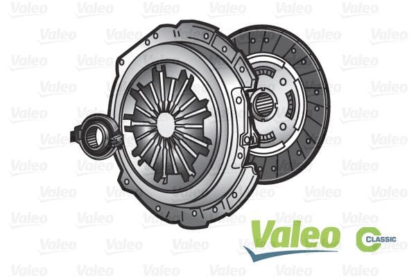 Комплект зчеплення VW T4 2.4D 90-98 (+вижимний) d=228mm (z=28) VALEO