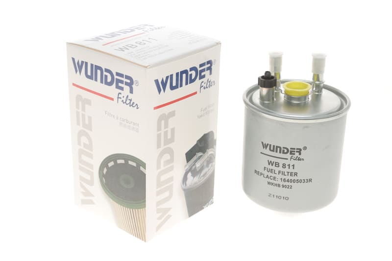 Фильтр топливный Renault Kangoo 1.5dCi 08- (с датчиком) WUNDER FILTER