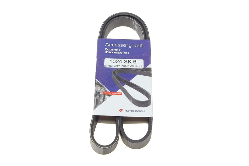 Ремень генератора Ford Fiesta VI 1.25 08- (6PK1024) HUTCHINSON