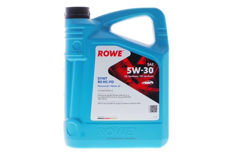 Олива 5W30 HIGHTEC SYNT RS HC-FO (4L) (WSS-M2C913-D/ILSAC GF-3/-4/RN 0700/18-1811 S1/STJLR.03.5003) ROWE