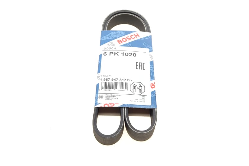 Ремінь генератора Lada Kalina 1.4 08-13/ MB 190 (W201) 2.0-82-93/ 210-410 2.9 -96 BOSCH