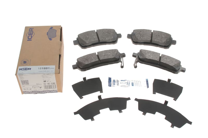 Колодки тормозные (передние) Mazda 2 III 07-15/Subaru Justy 07-/Suzuki Swift 10- ICER