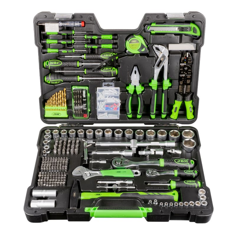 Набор инструментов комбинированный 1/2", 1/4" 303 ед. JBM