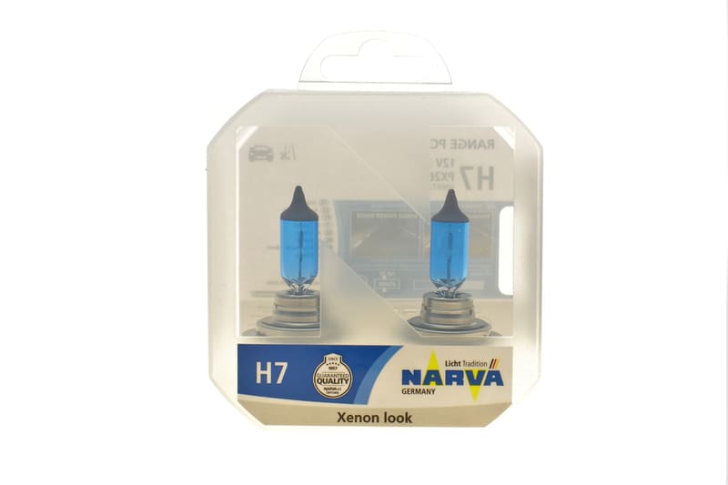 Автолампа H7 12V 55W PX26d Range Power White (4500K) (к-кт 2 шт.) NARVA