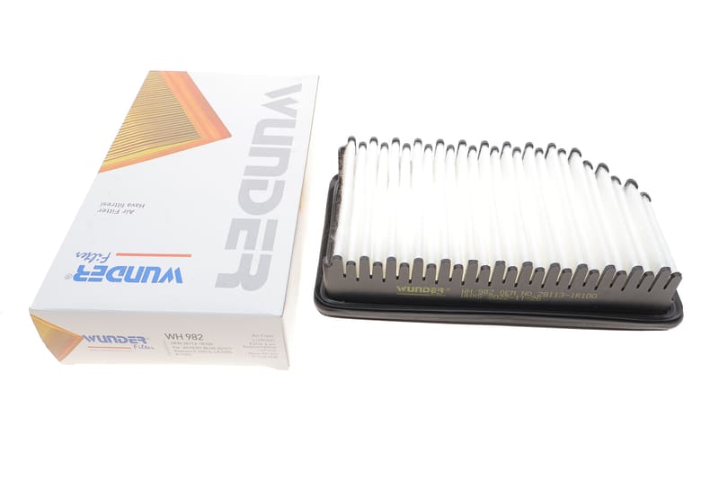 Фільтр повітряний Hyundai Accent 1.4/1.6 10-/Kia Rio III 1.1-1.6 11- WUNDER FILTER