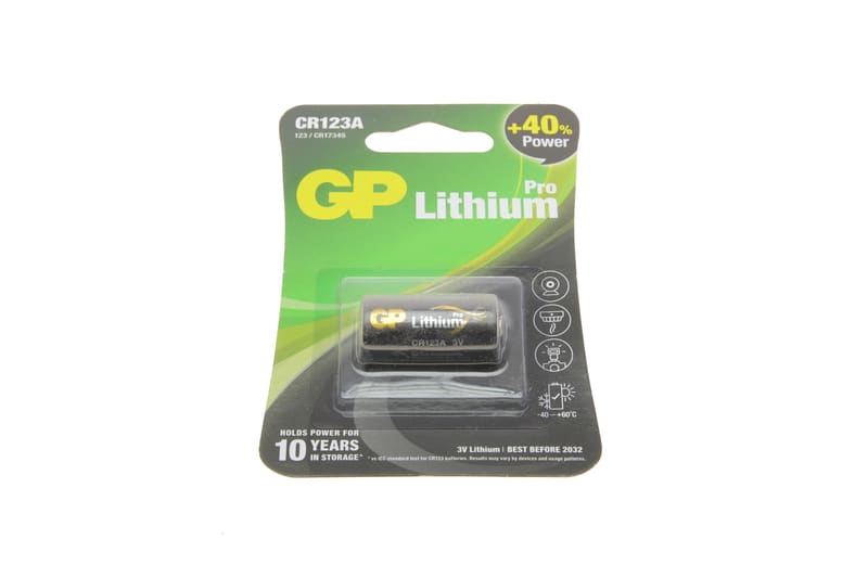 Батарейка GP Lithium CR123A-U1 (3V) (1шт) GP