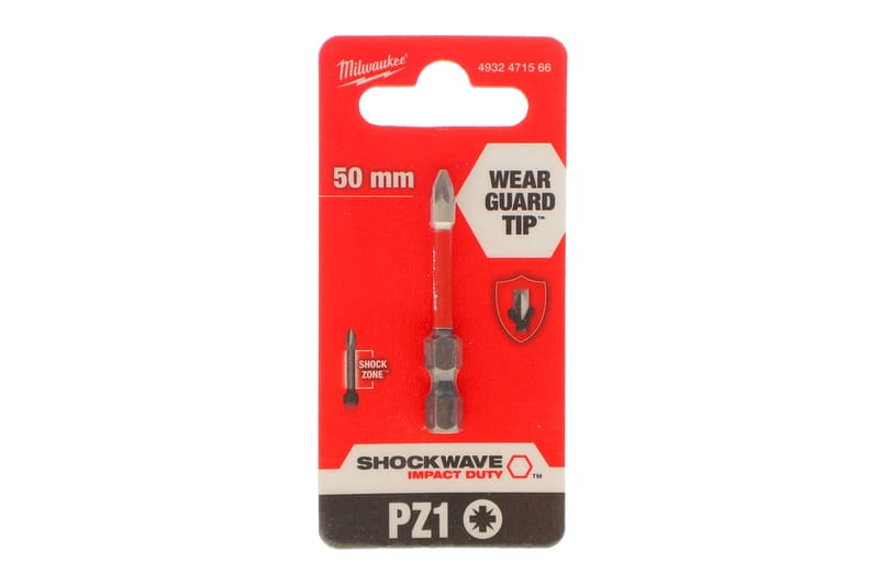 Біта SHOCKWAVE 1/4" PZ1 x 50mm MILWAUKEE