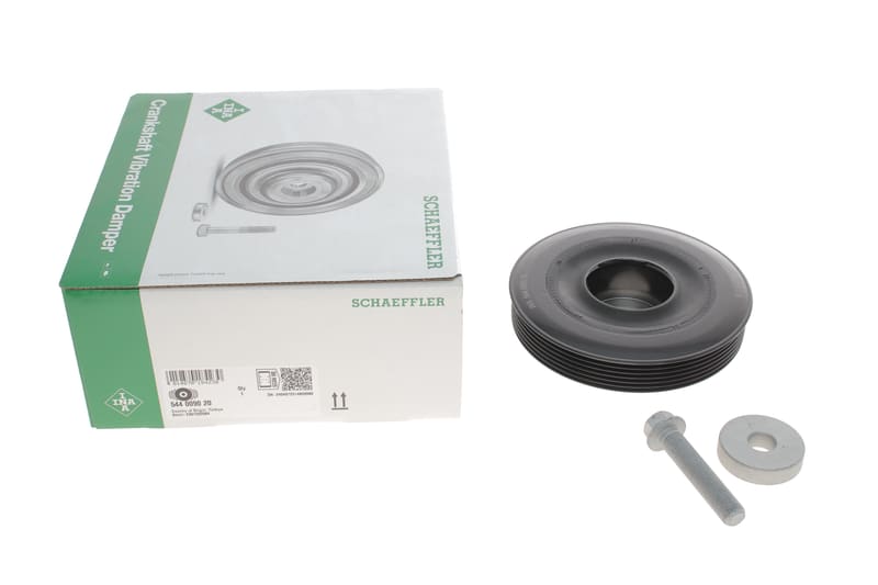Шків колінвалу Renault Megane/Kangoo/Clio 1.5 dCi 08-/05- (6PK) (з болтом) INA