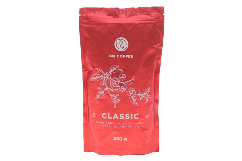 Кава мелена заварна Classic (0,25кг) BM COFFEE