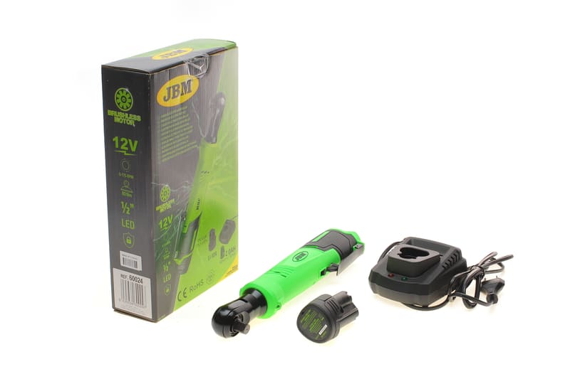 Тріскачка акумуляторна 1/2" 80 Нм 12 В JBM