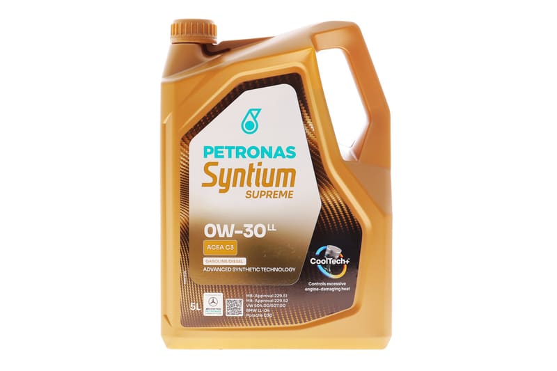 Олива 0W30 SYNTIUM SUPREME LL (5L) (BMW LL-04/LL-19 FE/RN0700/MB 229.51/MB 229.52/VW504.00/507.00) (ACEA C3) з-на для 70662M12EU PETRONAS