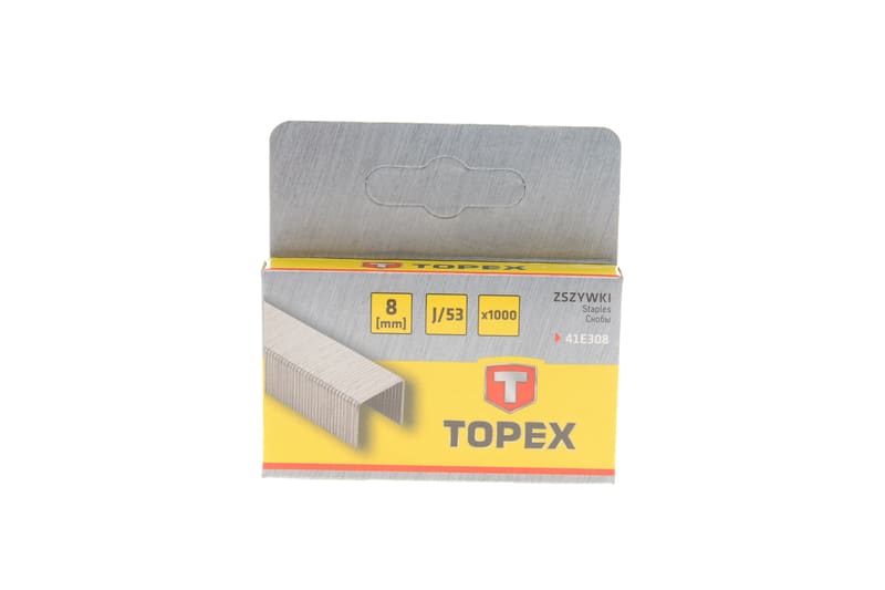 Скоба для степлера 11,3x0,7x8 mm 1000 од. (0.066 кг) TOPEX
