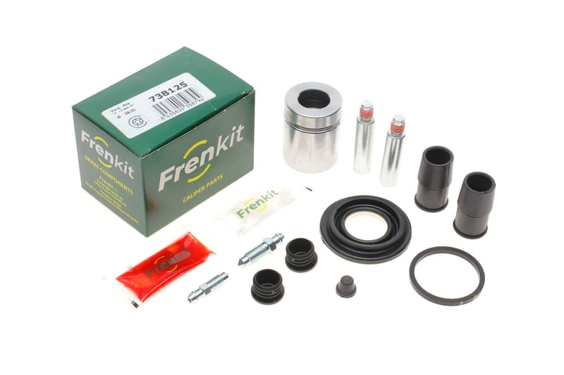 Ремкомплект супорта (заднього) BMW 3 (E36) 90- (d=38mm) (+поршень/направляюча) (Ate) FRENKIT