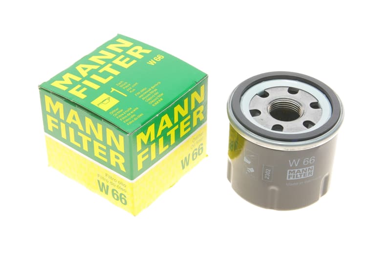 Фільтр масляний Renault Kangoo 1.2 97-07/Clio 1.0-1.2 00-15/Logan 1.0-1.2 09-/Nissan Kubistar 03- MANN-FILTER