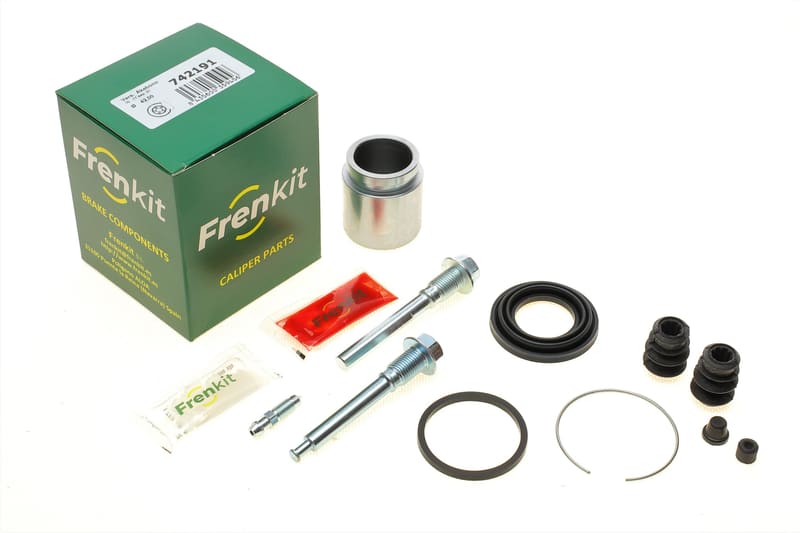 Ремкомплект супорта (заднього) Mazda 626/Opel Frontera 92- (d=42mm)(+поршень/направляюча) (Akebono) FRENKIT