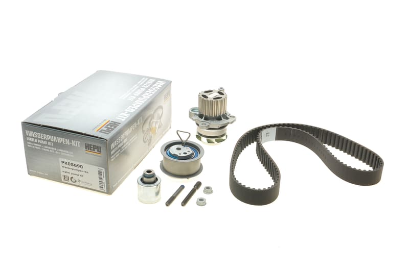 Комплект ГРМ + помпа VW Caddy III 07-10-/Golf IV/V 00-11/Passat 1.9T/2.0 TDI 00-09 HEPU