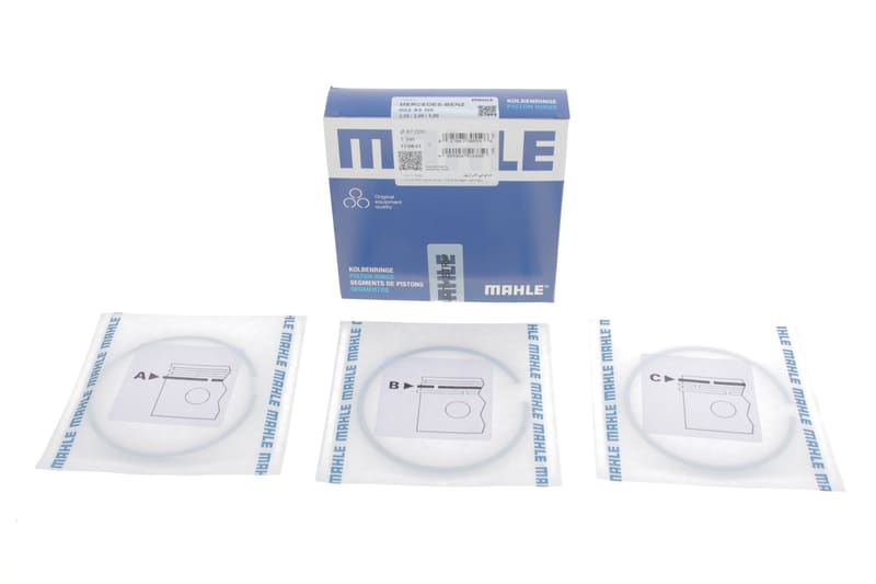 Кольца поршневые MB OM601-606 (87.00mm/STD) (2.5-2-3) MAHLE
