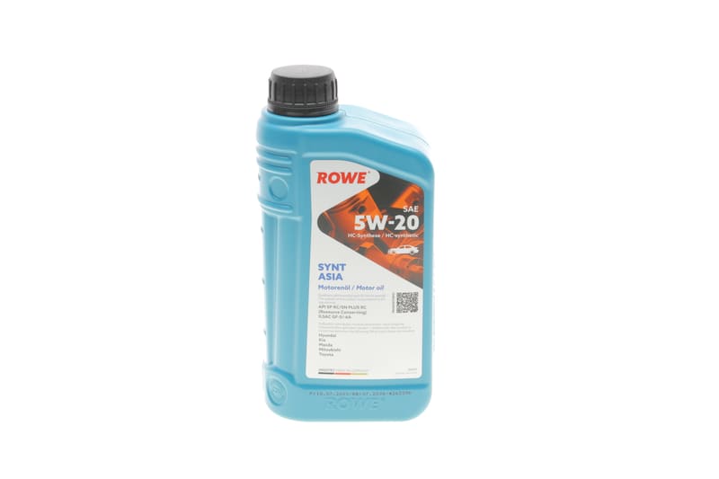 Масло 5W20 HIGHTEC SYNT ASIA (1L) (Hyundai/Kia/Mazda/Toyota) (API SP RC/SN PLUS RC) (ILSAC GF-5/-6A) ROWE
