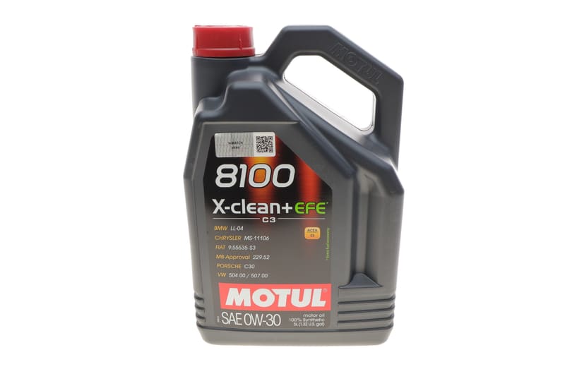 Олива 0W30 8100 X-clean+EFE (5L) (LL-04/VW 504 00/507 00/MB 229,52/Porsche C30) (111678) MOTUL