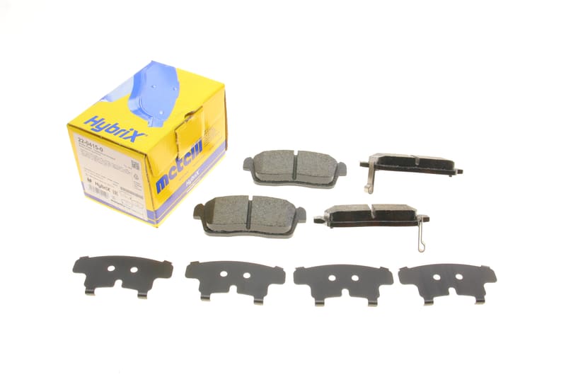 Колодки гальмівні (передні) Chevrolet Cruze 00-08/Subaru Justy 07-/Suzuki Ignis 00-/Nissan Pixo 09- METELLI