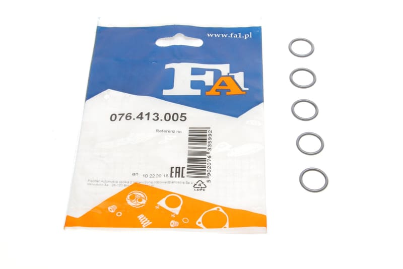 Прокладка радіатора масляного BMW 3 (E90/F30/F80)/5 (E60)/7 (E65/E66/E67) 96-15 N54/N55(к-кт 5шт) FA1
