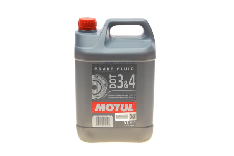 Рідина гальмівна DOT 3&4 (5L) (104247) MOTUL