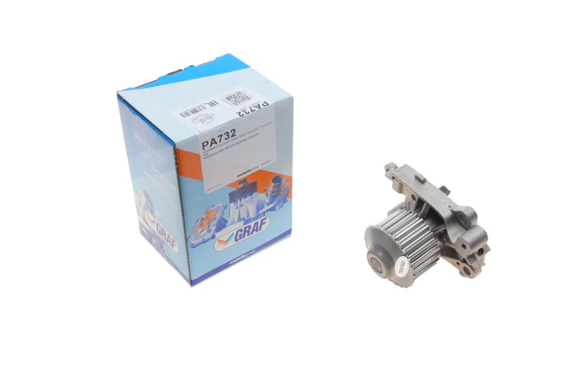 Помпа воды Mitsubishi Colt/Lancer 1.6/16V 96-03/Pajero 1.8GDI 98-00/Pinin 2.0 99- (24z)(R/B)(8лоп) GRAF