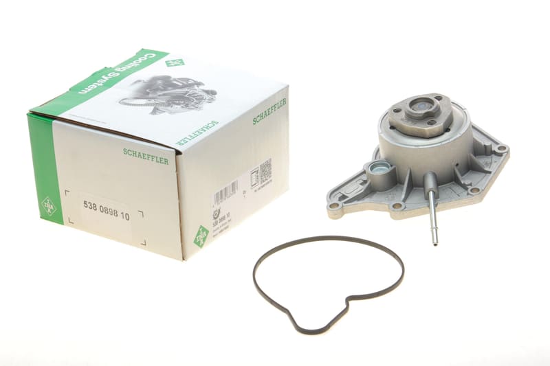 Помпа воды Audi A4-A8/Q5/Q7 3.0TFSI/VW Touareg 3.0V6 TSI Hybrid 10-18 (вакуум/перек.водя.нас.) INA
