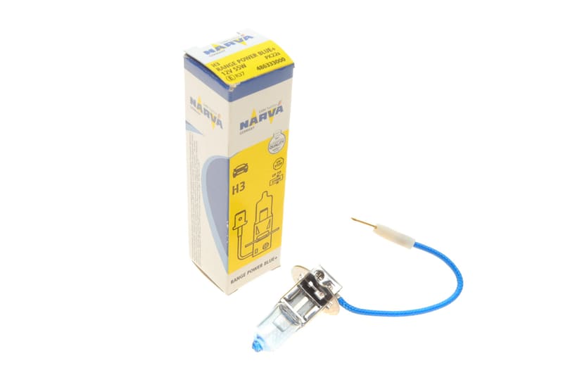 Автолампа H3 12V 55W PK22s Range Power Blue + (3700K) NARVA