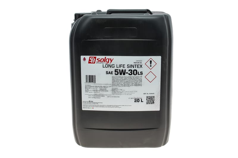 Олива 5W30 LONG LIFE SINTEX LS (20L) (MAN M3477/MB 235.28/Volvo VDS-4/VDS-3/RENAULT RLD-3/RLD-4) SOLGY