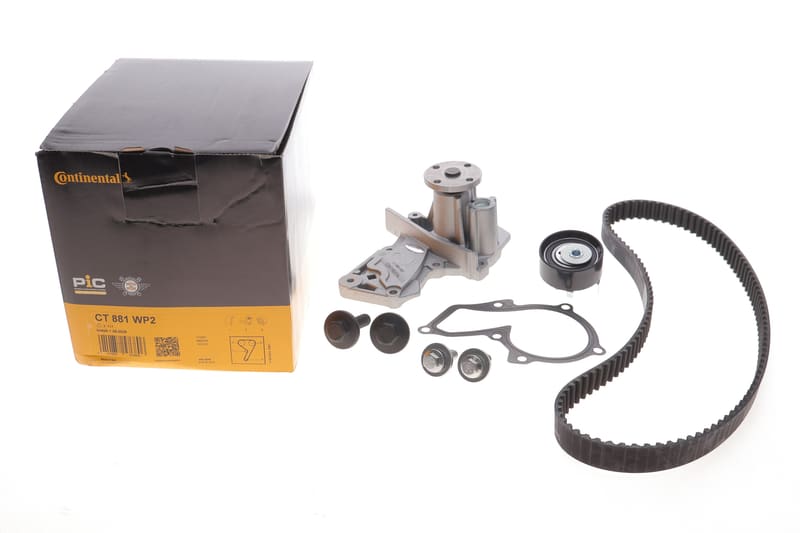 Комплект ГРМ + помпа Ford Mondeo 1.6Ti-VCT 07-14/Focus 1.4/1.6i 04-12/Fusion 1.2-1.6 02-12 (22x117z) CONTINENTAL