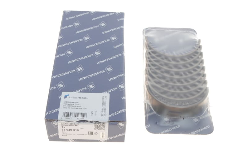 Вкладыши коренные Audi A4/A5/A6/A7/A8/Q5/Q7/Q8/VW Touareg 2.7-3.0 TDI 07- (+0.25) KOLBENSCHMIDT