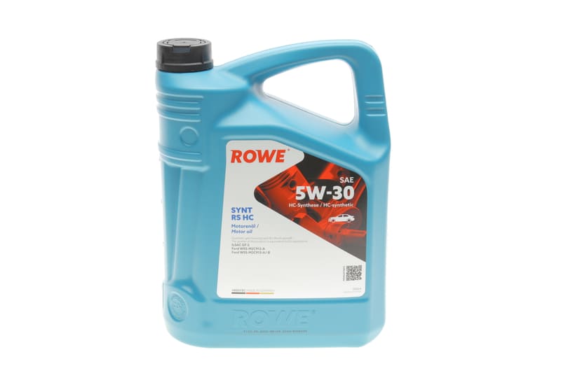 Олива 5W30 HIGHTEC SYNT RS HC (5L) (ILSAC GF-2/WSS-M2C912-A/WSS-M2C913-A/-B) ROWE
