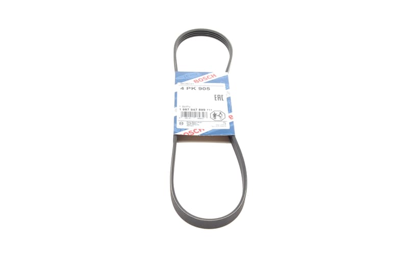 Ремінь генератора Renault Kangoo/Clio 1.2i 97-/Fiat Scudo 1.6i 96-06/Nissan Kubistar 1.2 03- (4PK905) BOSCH