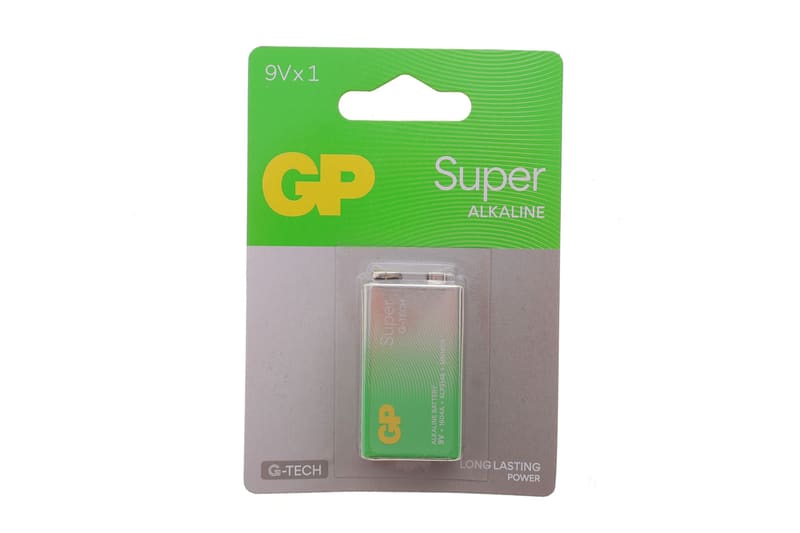 Батарейка GP Super Alkaline 9V/1604AEB-5UE1 6LF22 (крона) (1шт) GP