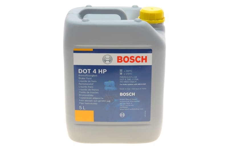 Рідина гальмівна DOT4 HP (5L) (ABS/ESP) BOSCH