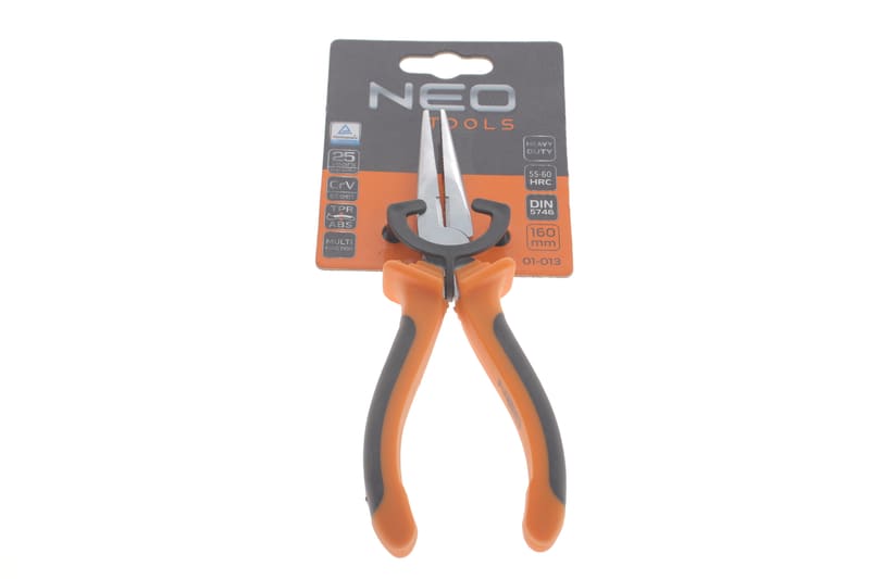 Плоскогубці з подовженими губками 6" L-160 мм NEO TOOLS