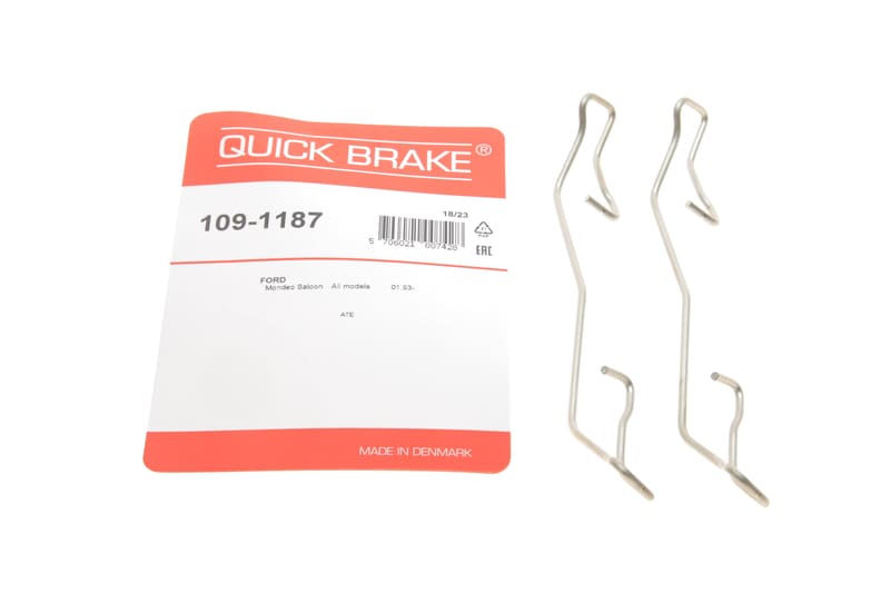 (к-кт) Планка суппорта (переднего/заднего) прижимная Ford Connect 1.8TDCi 02- (Ate) QUICK BRAKE