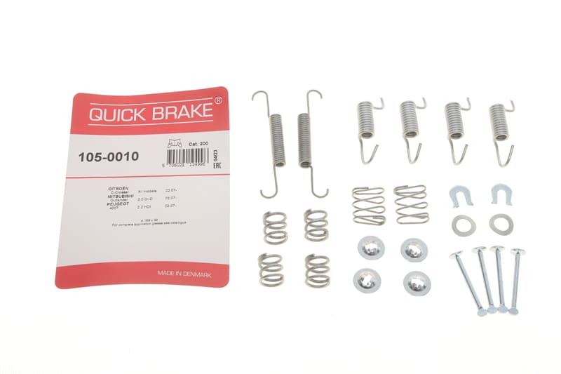 Комплект пружинок колодок ручника Mitsubishi Lancer X QUICK BRAKE