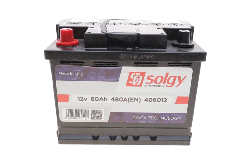Аккумуляторная батарея 60Ah/480A (242x175x190/+L) SOLGY