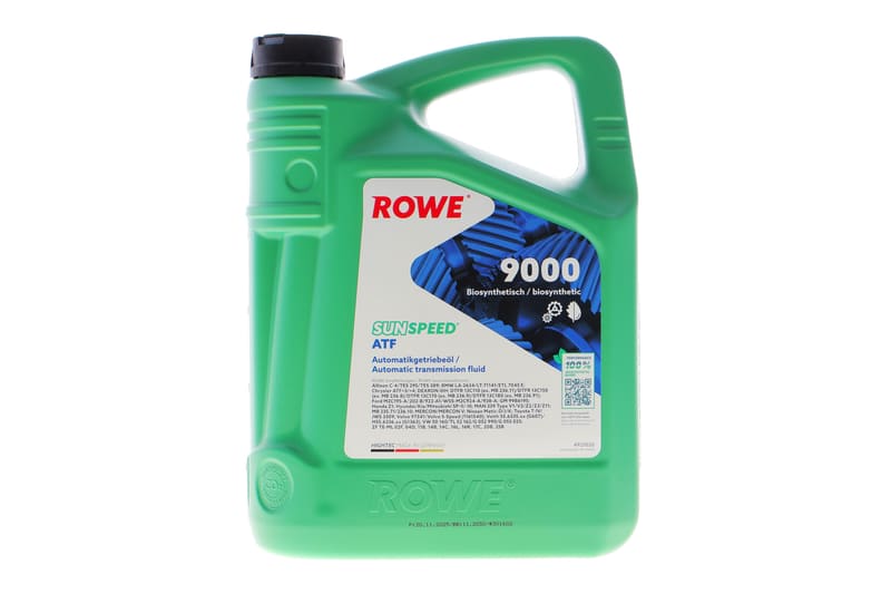 Олива SUNSPEED ATF 9000 (5L) (DEXRON IIIH|MB 235.71|MB 236.10) ROWE