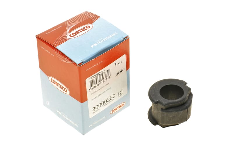 Втулка стабилизатора (переднего) Audi 80/ 90 92-96 (d=23.5mm) CORTECO