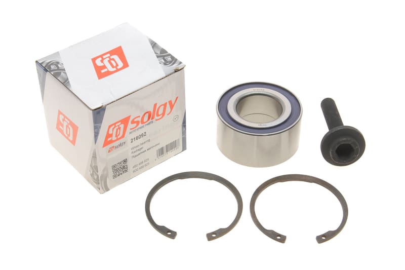 Підшипник маточини (передньої) Audi A4/A6/VW Passat 95-05 (39x75x37) (к-кт) SOLGY