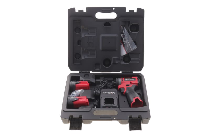 Шурупокрут акумуляторний 1/4" HEX 180 Нм 16В 2Ah (2 АКБ і заряд. пристрій) BM TOOLS