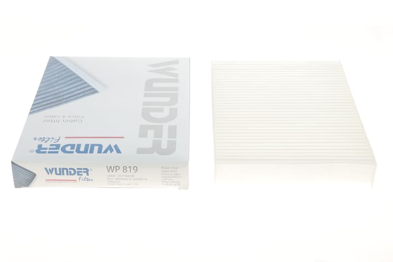 Фільтр салону Renault Megane IV 1.2-1.6DCi 15- WUNDER FILTER
