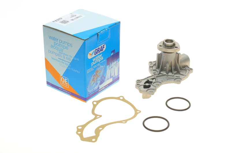 Помпа воды Audi/Seat/VW 1.3/1.4/1.6/D/TD/1.7/D/1.8/GT/GTE/1.9/D/TD/TDI/SDI/2.0/E 75-04 (B/B)(6 лоп) GRAF